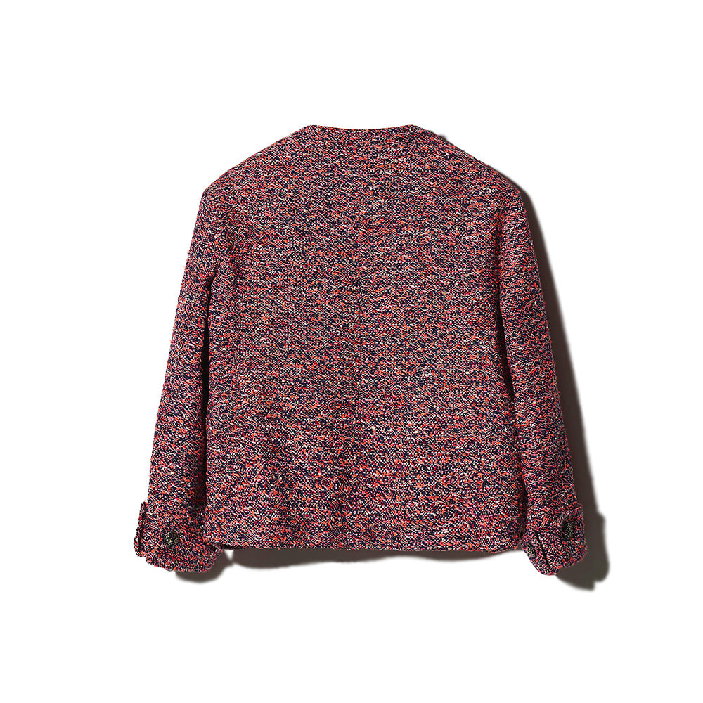 [MOTIFEST] Garments Tweed Jacket ( Pink )