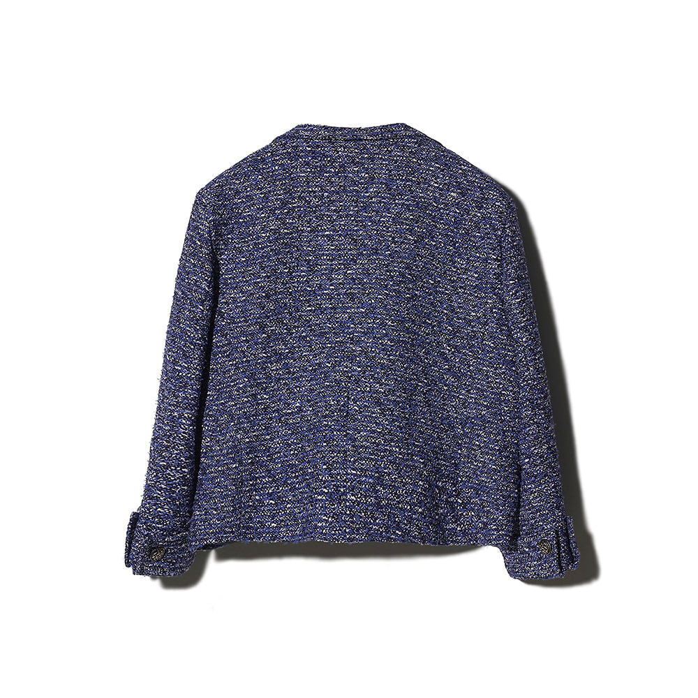 [MOTIFEST] Garments Tweed Jacket ( Blue )