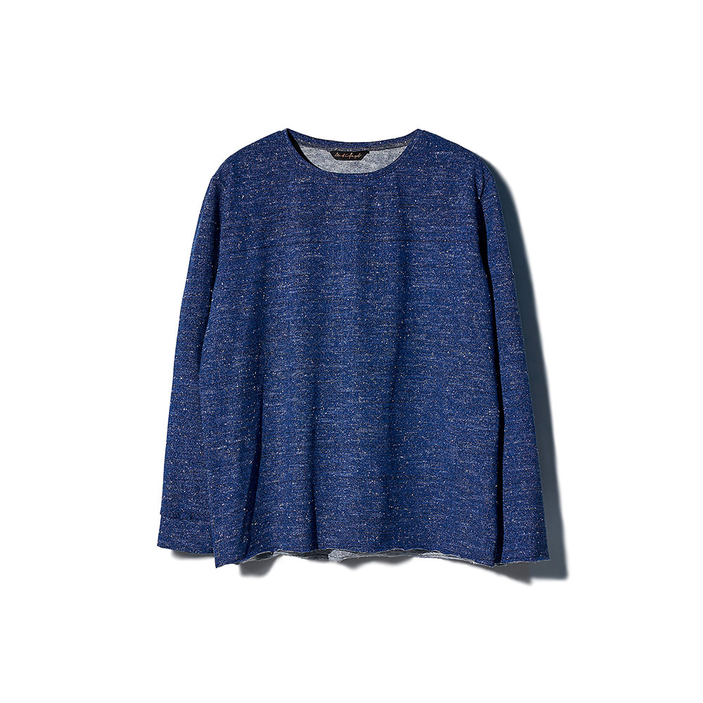 [MOTIFEST] Garments Long Sleeve Sweat Shirt ( Blue )