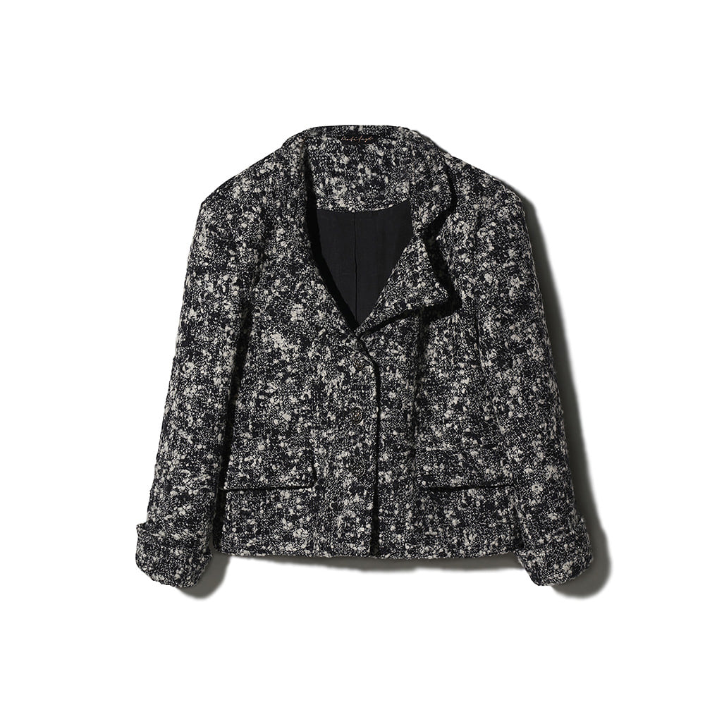 [MOTIFEST] Garments Tweed Jacket ( Black )